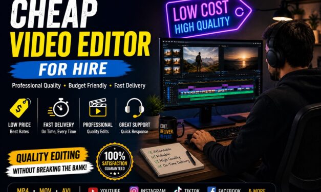 Cheap Video Editor for Hire: How to Find Affordable Video Editing Without Sacrificing Quality
