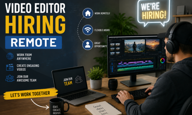 Video Editor Hiring Remote: How to Find the Perfect Editor for Your Projects