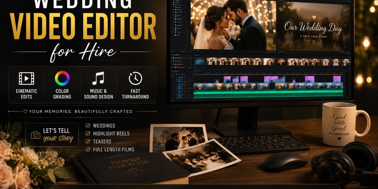 Wedding Video Editor for Hire: How to Find the Perfect Professional for Stunning Wedding Films