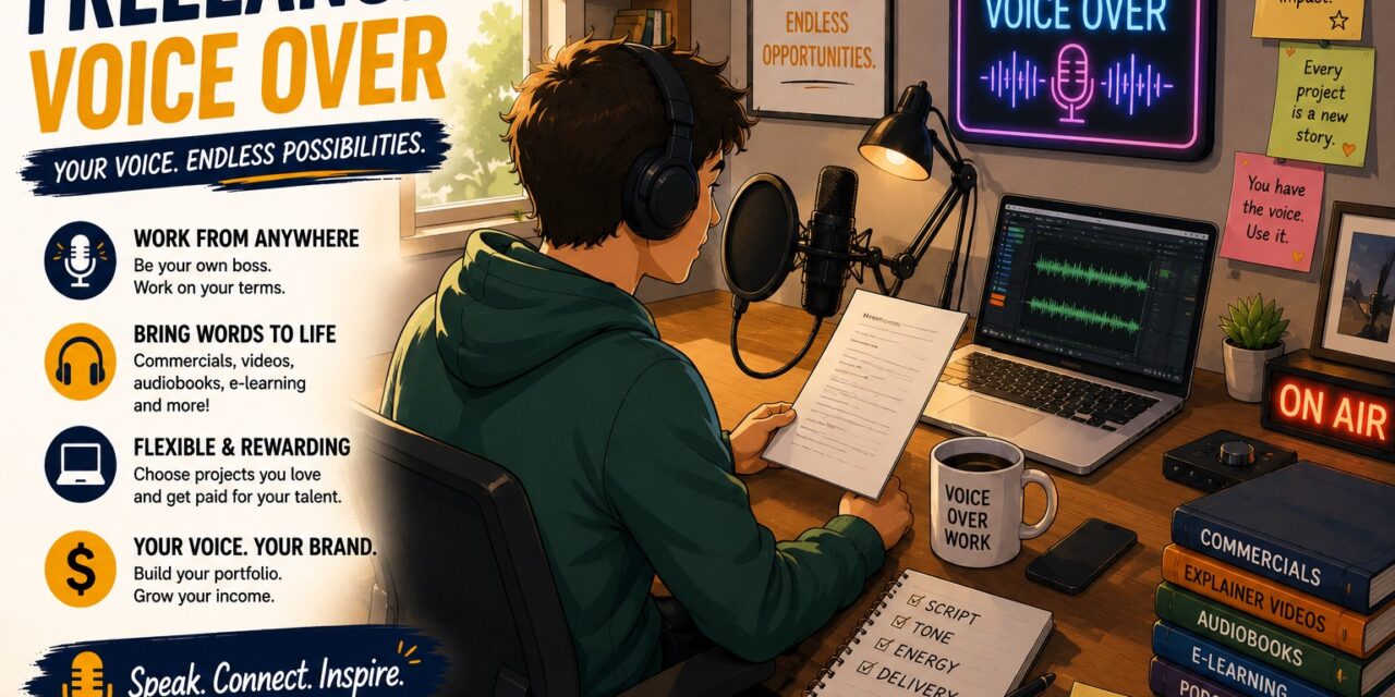 Freelance Voice Over: How to Build a Career as a Professional Voice Talent