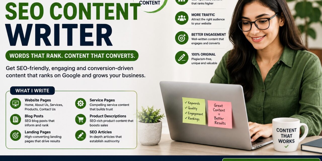 Hire SEO Content Writer: Create Content That Ranks, Engages, and Converts