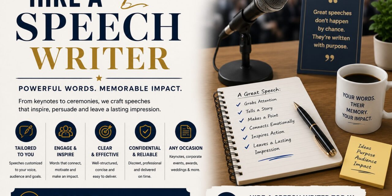 Hire a Speech Writer: Deliver Memorable Speeches That Inspire, Persuade, and Connect