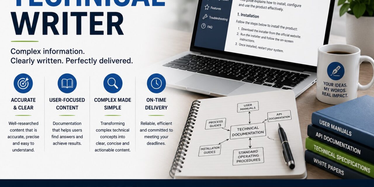Hire a Technical Writer: Turn Complex Information Into Clear, Professional Documentation