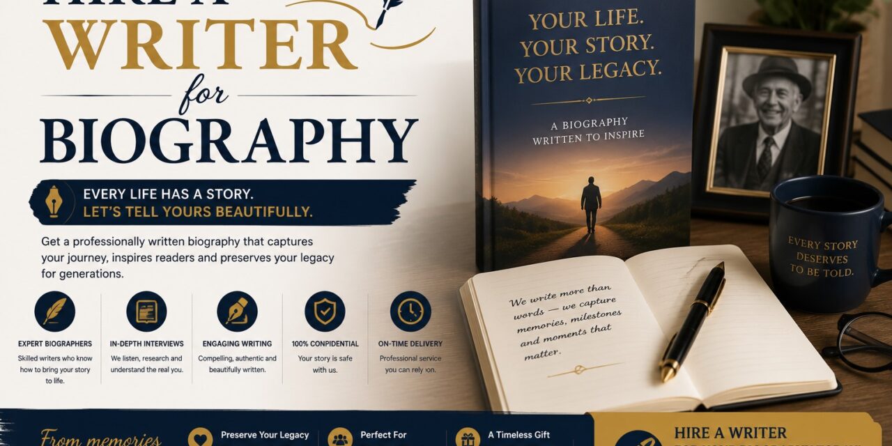 Hire a Writer for Biography: Turn Your Story Into a Compelling Life Narrative