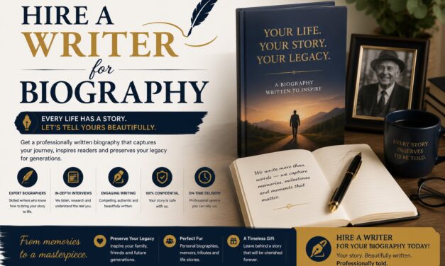 Hire a Writer for Biography: Turn Your Story Into a Compelling Life Narrative