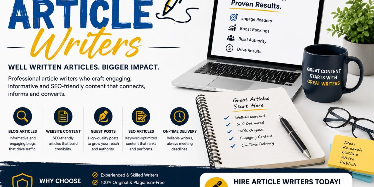 Hire Article Writers: Scale Your Content Strategy With Professional Writing Talent