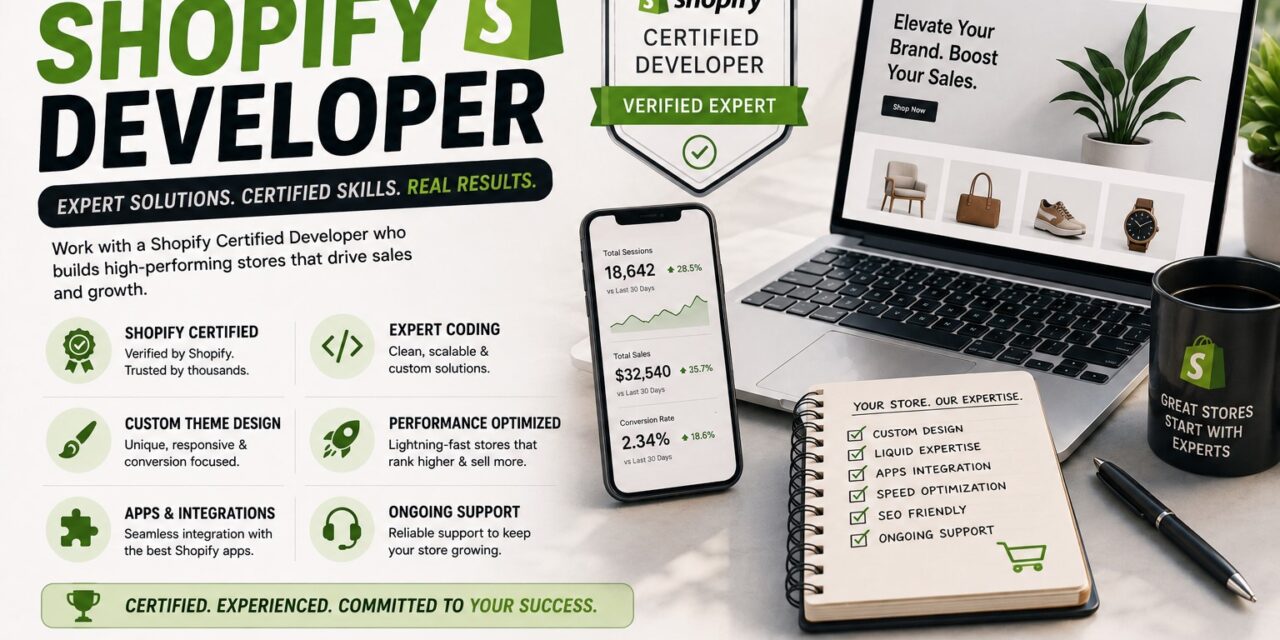 Hire Certified Shopify Developer: Why Expertise Matters for Growing Ecommerce Stores