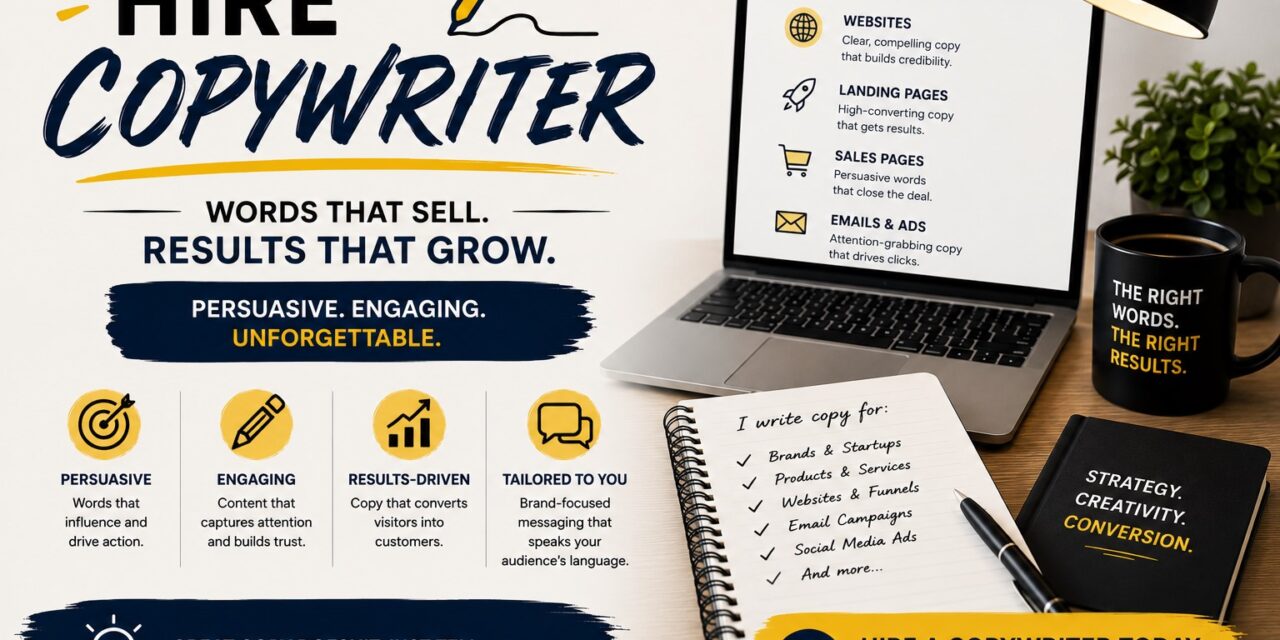 Hire Copywriter: Why Professional Copywriting Can Increase Conversions and Grow Your Business