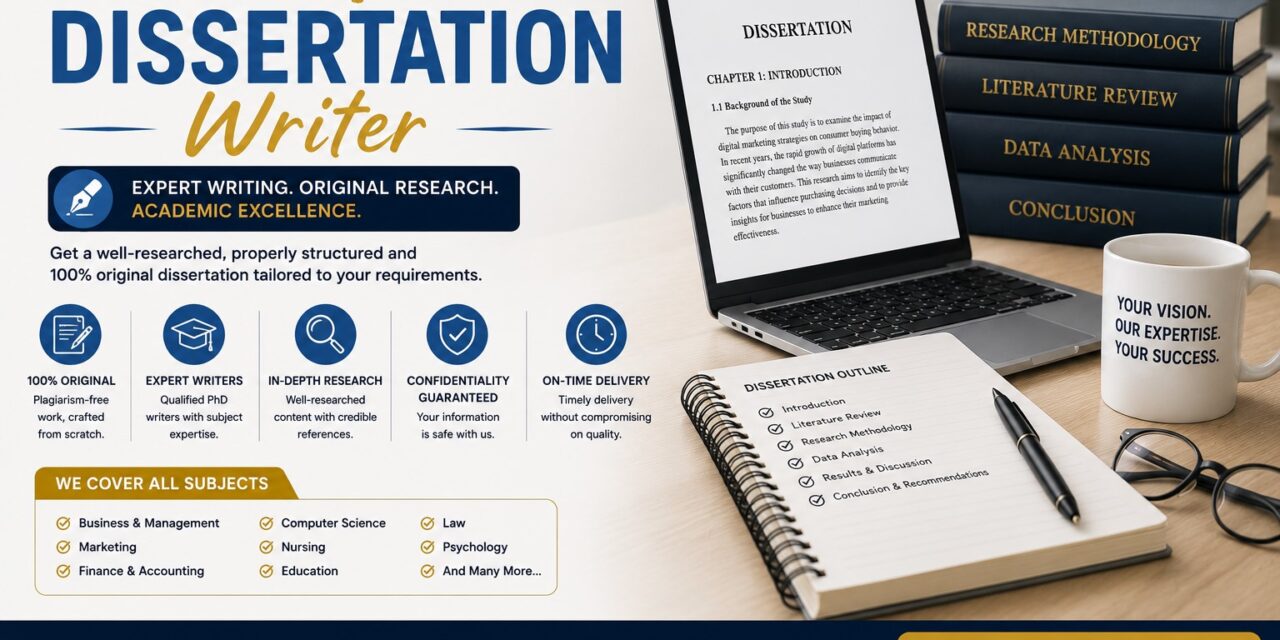 Hire Dissertation Writer: Get Professional Academic Writing Support for Your Research Project