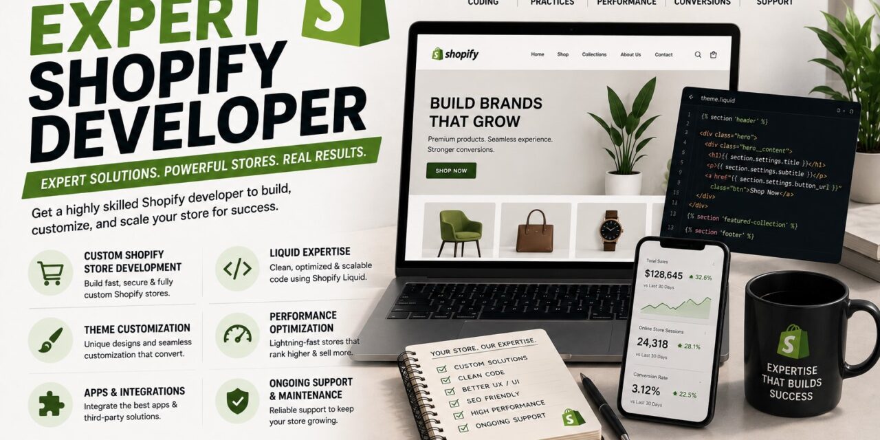 Hire Expert Shopify Developer: The Smart Way to Build and Scale a Successful Shopify Store