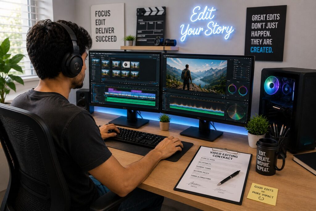 someone to edit youtube videos