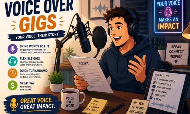 Voice Over Gigs: How to Find Opportunities and Build a Successful Voice Over Career