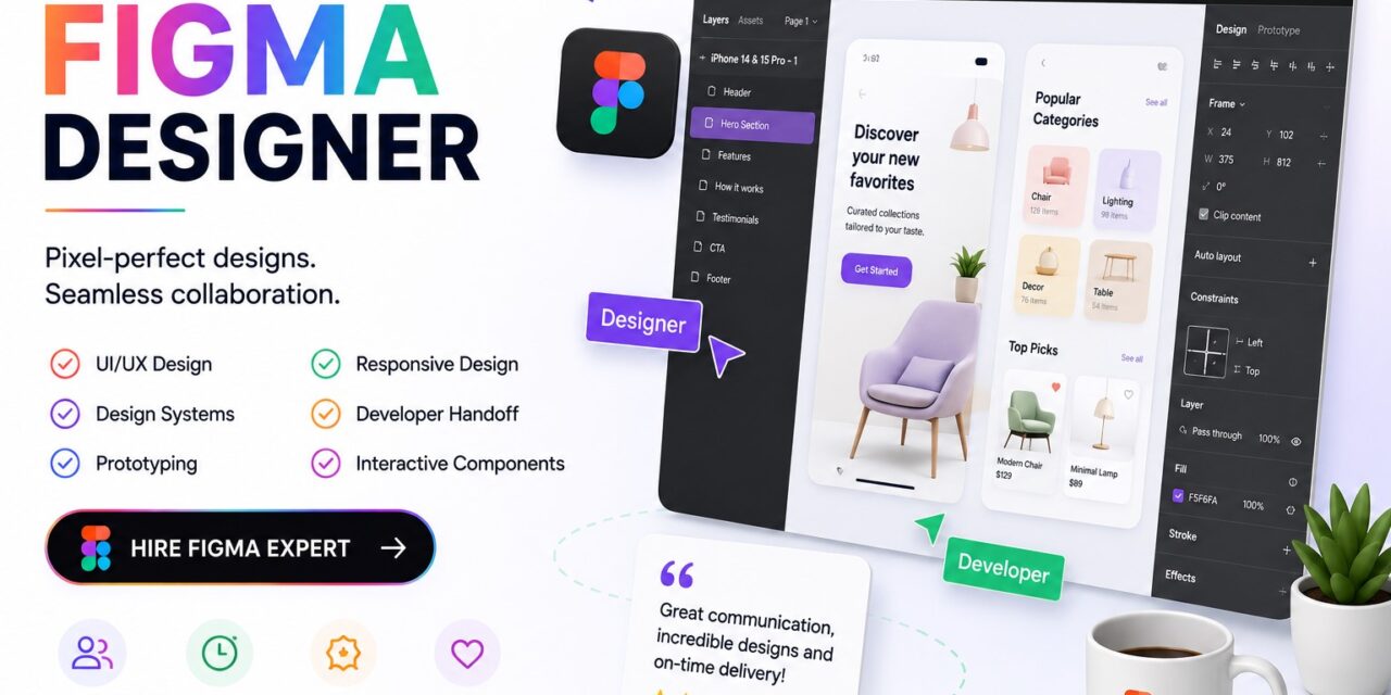 Hire Figma Designer: Build Better Digital Products With Modern Design Expertise