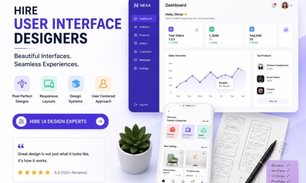 Hire User Interface Designers: Create Digital Products That Look Professional and Perform Better