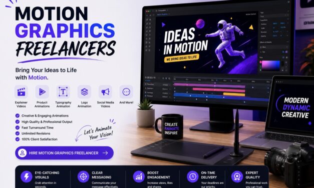 Motion Graphics Freelancers: Bring Your Brand and Content to Life With Animation