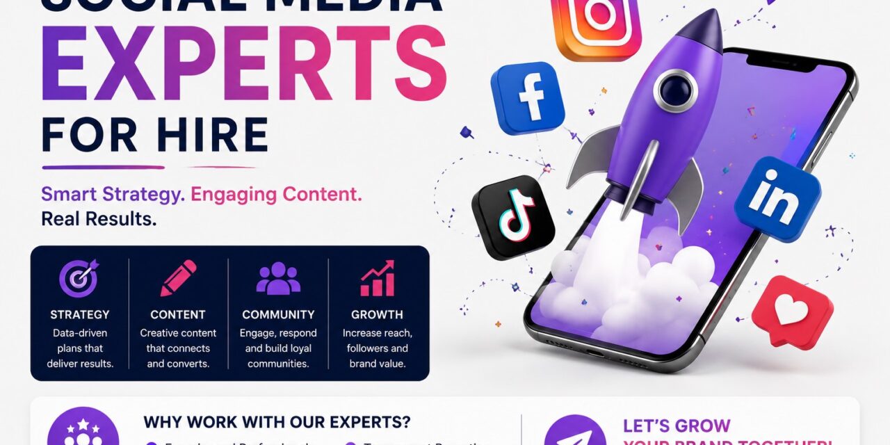 Social Media Experts for Hire: Find the Right Talent to Grow Your Online Presence