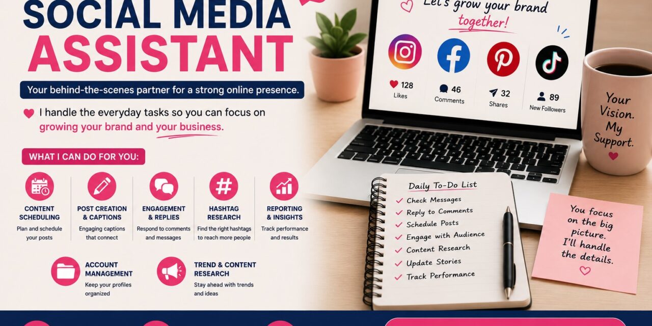 Hire Social Media Assistant: Streamline Your Social Media Workflow and Stay Consistent Online