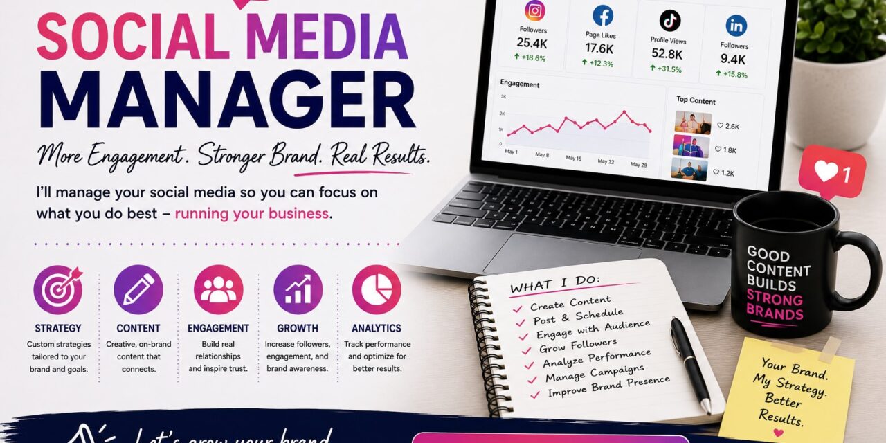 Hire Social Media Manager: Grow Your Brand With Professional Social Media Management